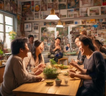 职员食堂温暖的家；幸福的港湾