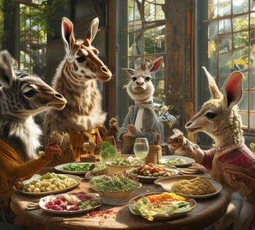 动物餐饮,饮食与文化的交融