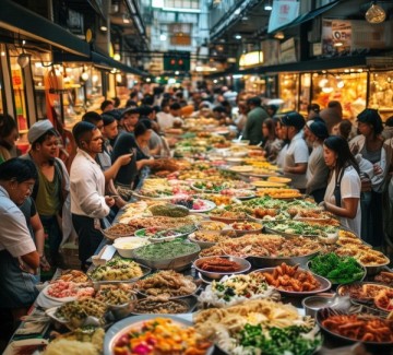 美食广场，一场美食的盛宴，一场社交的盛宴