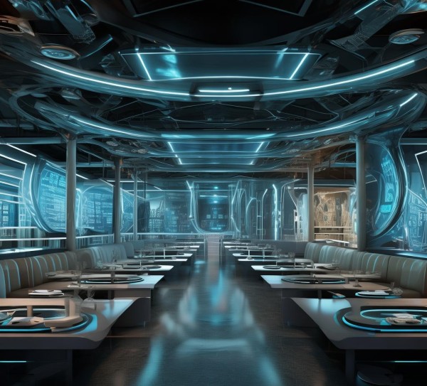 未来食堂，从传统到现代，静谧到互动，舒适到高效。