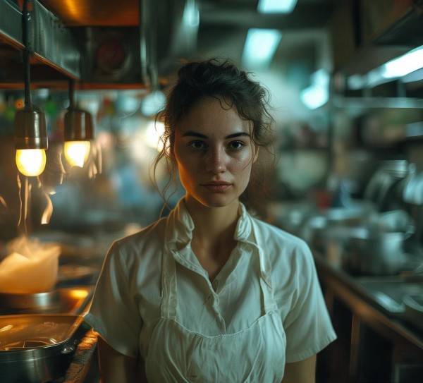平凡中的璀璨,餐饮部服务员的瞬间精神 平凡中的璀璨,餐饮部服务员的瞬间精神
